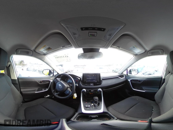 2021 Toyota RAV4 Hybrid LE with VIN 4T3LWRFV9MU047628, listed as a IAAI auction lot 41335589 with 36,748 mi miles. Bid and sale history available at carsss.com. Image 21.