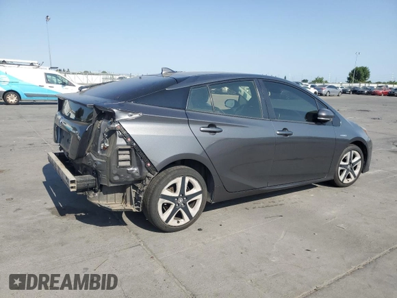 2016 Toyota Prius Four z VIN JTDKARFU1G3018102, wystawiony jako Copart lot #60045195 z przebiegiem 142 128 mil mil oraz Szkoda całkowita • Salvage title. Historia ofert i sprzedaży dostępna na DreamBid. Obrazek 3.