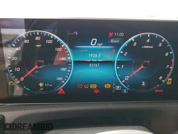 2020 Mercedes-Benz CLA with VIN WDD5J5BB6LN073031, listed as a Copart auction lot 45507525 with 52,747 mi miles and Clean Title. Bid and sale history available at carsss.com. Image 9.
