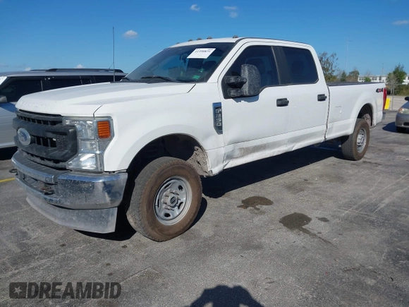 2021 Ford Super Duty F-250 SRW XL with VIN 1FT7W2BN3MED88089, listed as a IAAI auction lot 41590831 with 130,355 mi miles. Bid and sale history available at carsss.com. Image 20.