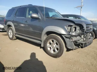 2004 Toyota Sequoia SR5 with VIN 5TDZT34A94S237866, listed as a Copart auction lot 52786305 with 184,678 mi miles and Salvage Title. Bid and sale history available at carsss.com. Image 4.