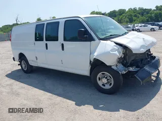 2019 Chevrolet Express Cargo with VIN 1GCWGBFP1K1355374, listed as a IAAI auction lot 42350765 with 316,510 mi miles and . Bid and sale history available at DreamBid. Image 1.