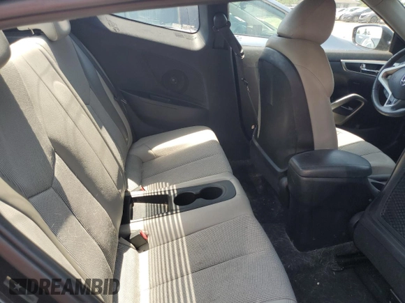 2012 Hyundai Veloster w/Black Int with VIN KMHTC6AD6CU080650, listed as a Copart auction lot 57844255 with Not provided miles and Salvage title. Bid and sale history available at DreamBid. Image 10.