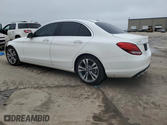 2018 Mercedes-Benz C 300 with VIN 55SWF4JB8JU278842, listed as a Copart auction lot 55453075 with 89,020 mi miles and Clean Title. Bid and sale history available at DreamBid. Image 2.
