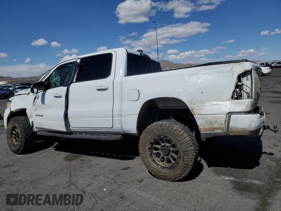 2019 Ram 1500 Big Horn with VIN 1C6SRFFT3KN645645, listed as a Copart auction lot 52038525 with 116,447 mi miles and Salvage title. Bid and sale history available at DreamBid. Image 2.
