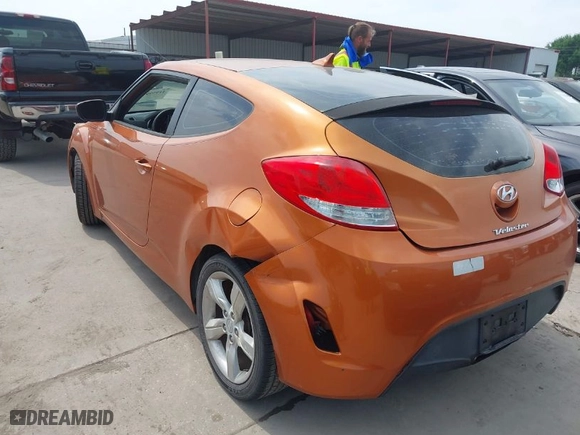 2013 Hyundai Veloster RE:MIX with VIN KMHTC6ADXDU152578, listed as a IAAI auction lot 41959971 with 138,550 mi miles. Bid and sale history available at carsss.com. Image 3.