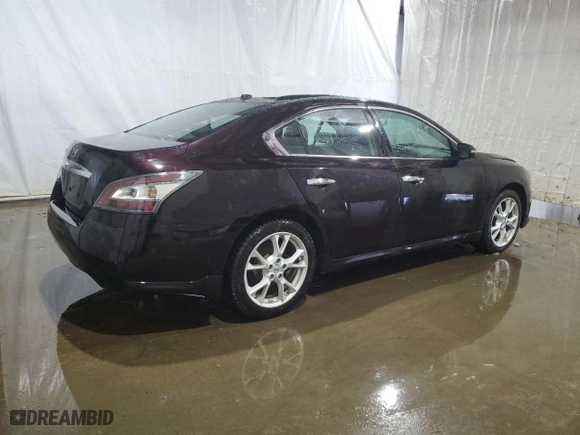 2014 Nissan Maxima 3.5 SV w/Premium Pkg with VIN 1N4AA5AP5EC457554, listed as a Copart auction lot 43269175 with 138,844 mi miles and Salvage Title. Bid and sale history available at carsss.com. Image 3.