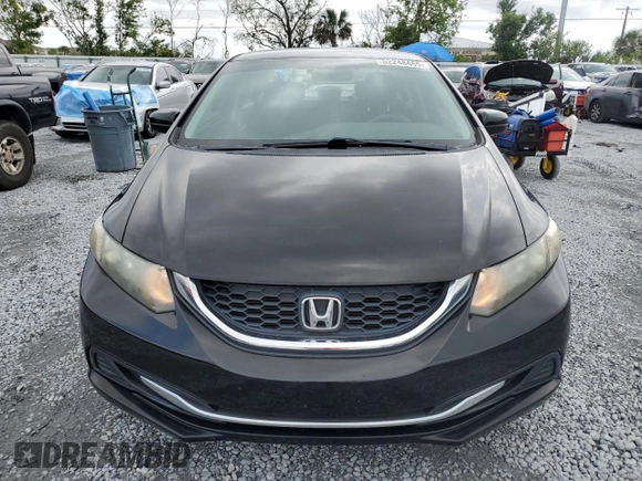 2015 Honda Civic Sedan LX with VIN 19XFB2F5XFE027337, listed as a Copart auction lot 52248465 with 89,604 mi miles and Salvage Title. Bid and sale history available at carsss.com. Image 5.