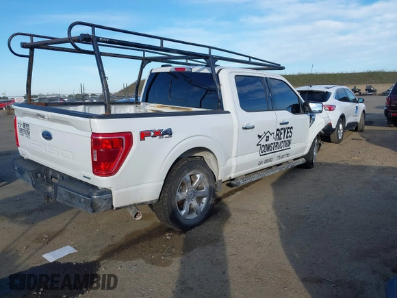 2021 Ford F-150 XL z VIN 1FTFW1E84MFB69972, wystawiony jako IAAI lot #41294390 z przebiegiem 60 336 mil mil oraz . Historia ofert i sprzedaży dostępna na DreamBid. Obrazek 4.