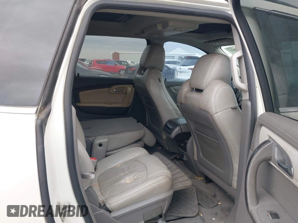 2014 Chevrolet Traverse LTZ with VIN 1GNKRJKD9EJ168099, listed as a IAAI auction lot 41955937 with 171,371 mi miles and . Bid and sale history available at DreamBid. Image 8.