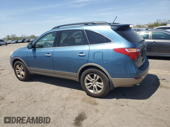 2012 Hyundai Veracruz Limited with VIN KM8NUDCC8CU198861, listed as a Copart auction lot 54403415 with 256,784 mi miles and Clean title. Bid and sale history available at DreamBid. Image 2.