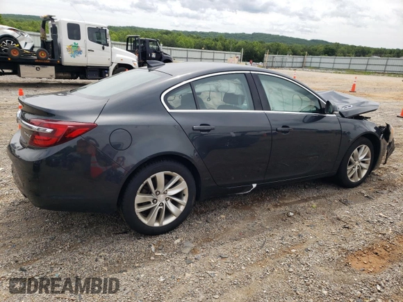 2016 Buick Regal with VIN 2G4GK5EX9G9108138, listed as a Copart auction lot 59092175 with 92,346 mi miles and Salvage title. Bid and sale history available at DreamBid. Image 3.