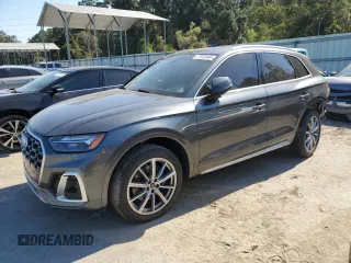 2021 Audi SQ5 Premium Plus with VIN WA1B4AFY0M2026456, listed as a Copart auction lot 77312444 with 74,103 mi miles and Salvage Title. Bid and sale history available at DreamBid. Image 1.
