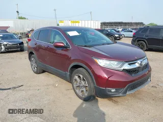 2019 Honda CR-V EX-L with VIN 7FARW2H89KE025743, listed as a IAAI auction lot 42434271 with 36,619 mi miles and . Bid and sale history available at DreamBid. Image 1.