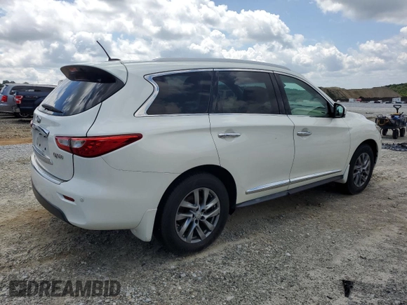 2015 Infiniti QX60 z VIN 5N1AL0MMXFC516202, wystawiony jako Copart lot #61034825 z przebiegiem 131 582 mil mil oraz Czysty tytuł • Clean title. Historia ofert i sprzedaży dostępna na DreamBid. Obrazek 3.