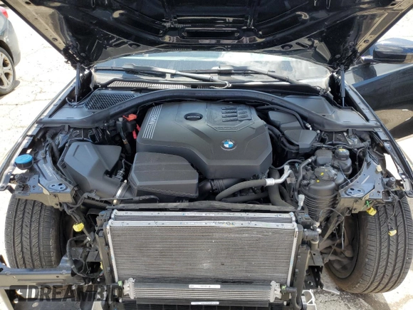 2022 BMW 3 Series 330i xDrive z VIN 3MW5R7J04N8C48281, wystawiony jako Copart lot #53511495 z przebiegiem 24 542 mil mil oraz Czysty tytuł • Clean title. Historia ofert i sprzedaży dostępna na DreamBid. Obrazek 11.