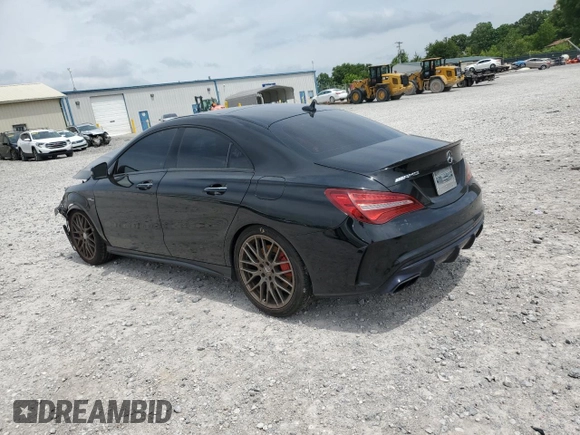2018 Mercedes-Benz CLA 45 AMG z VIN WDDSJ5CB7JN566442, wystawiony jako Copart lot #57353115 z przebiegiem 90 555 mil mil oraz Szkoda całkowita • Salvage title. Historia ofert i sprzedaży dostępna na DreamBid. Obrazek 2.