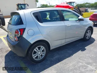 2014 Chevrolet Sonic LT with VIN 1G1JC6SH8E4216494, listed as a IAAI auction lot 41945905 with 160,002 mi miles. Bid and sale history available at carsss.com. Image 4.