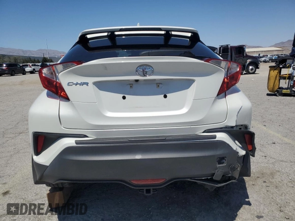 2018 Toyota C-HR XLE with VIN NMTKHMBX5JR042017, listed as a Copart auction lot 57630085 with 36,614 mi miles and Salvage title. Bid and sale history available at DreamBid. Image 6.