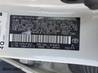 2017 Toyota Corolla iM with VIN JTNKARJE1HJ527115, listed as a Copart auction lot 69256094 with 83,587 mi miles and Salvage Title. Bid and sale history available at carsss.com. Image 12.