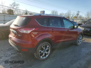 2014 Ford Escape Titanium with VIN 1FMCU9J93EUD36496, listed as a Copart auction lot 89377665 with 88,976 mi miles and Salvage Title. Bid and sale history available at DreamBid. Image 3.