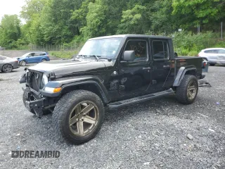 2021 Jeep Gladiator Sport S with VIN 1C6JJTAG4ML583148, listed as a Copart auction lot 59790835 with 48,623 mi miles and Salvage title. Bid and sale history available at DreamBid. Image 1.