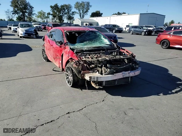 2018 Honda Civic Hatchback Sport with VIN SHHFK7H47JU401373, listed as a Copart auction lot 72985404 with 0 mi miles and Salvage Title. Bid and sale history available at carsss.com. Image 10.