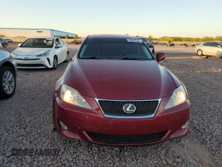 2008 Lexus IS 250 with VIN JTHCK262X82027460, listed as a Copart auction lot 54440545 with 184,189 mi miles and Salvage title. Bid and sale history available at DreamBid. Image 5.