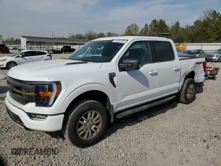 2023 Ford F-150 XL with VIN 1FTFW1E50PFB16079, listed as a Copart auction lot 51054105 with 23,224 mi miles and Salvage Title. Bid and sale history available at carsss.com. Image 1.
