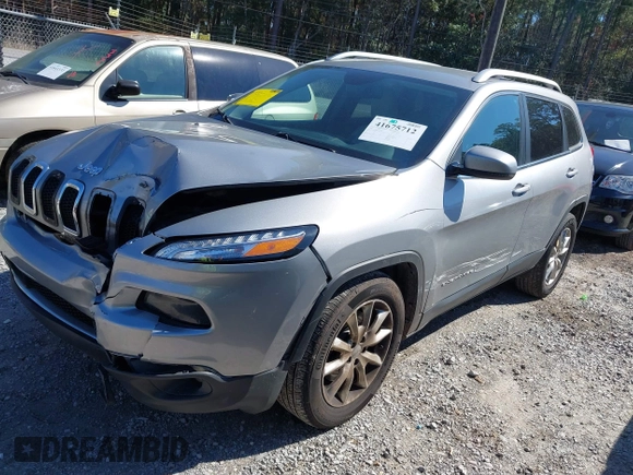 2016 Jeep Cherokee Limited with VIN 1C4PJLDB8GW239294, listed as a IAAI auction lot 41675712 with 140,491 mi miles. Bid and sale history available at carsss.com. Image 17.