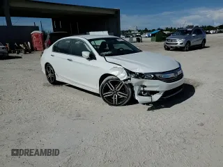 2016 Honda Accord Sport с VIN 1HGCR2F55GA222721, выставлен на аукционе Copart как лот 62662375 с пробегом 104 608 миль миль и Списание • Salvage title. История ставок и продаж доступна на DreamBid. Изображение 13.