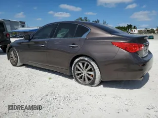 2016 Infiniti Q50 3.0t Premium with VIN JN1EV7AP7GM300734, listed as a Copart auction lot 55263025 with 125,987 mi miles and Clean Title. Bid and sale history available at carsss.com. Image 2.