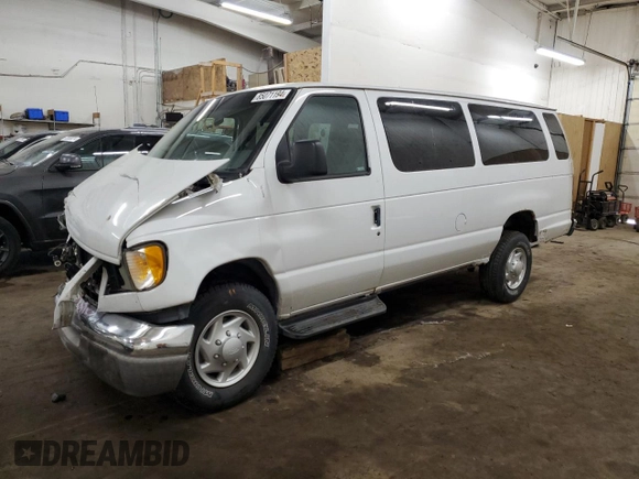 2003 Ford Econoline Passenger XL z VIN 1FBSS31S73HA53454, wystawiony jako Copart lot #85071194 z przebiegiem 118 788 mil mil oraz Szkoda całkowita • Salvage title. Historia ofert i sprzedaży dostępna na DreamBid. Obrazek 1.