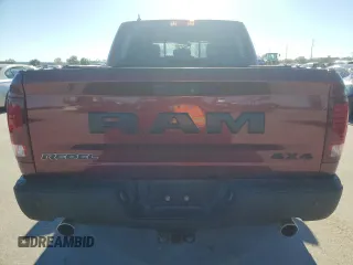 2018 Ram 1500 Rebel with VIN 1C6RR7YT4JS121499, listed as a Copart auction lot 81784544 with 67,688 mi miles and Salvage Title. Bid and sale history available at carsss.com. Image 6.