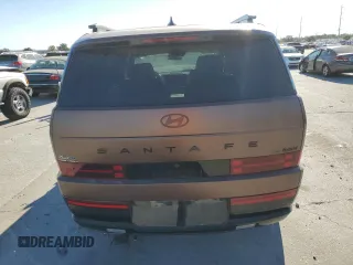 2024 Hyundai Santa Fe Hybrid Calligraphy with VIN 5NMP5DG14RH001669, listed as a Copart auction lot 76417794 with 7,605 mi miles and Salvage Title. Bid and sale history available at carsss.com. Image 6.