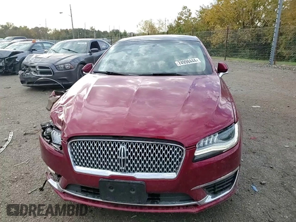 2017 Lincoln MKZ Select with VIN 3LN6L5CC6HR624896, listed as a Copart auction lot 74998444 with 99,078 mi miles and Salvage Title. Bid and sale history available at DreamBid. Image 11.