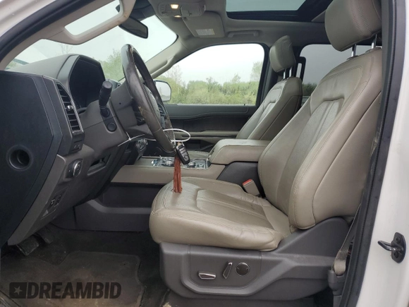 2019 Ford Expedition Max Limited with VIN 1FMJK2AT4KEA03732, listed as a Copart auction lot 55733215 with 76,962 mi miles and Salvage title. Bid and sale history available at DreamBid. Image 7.