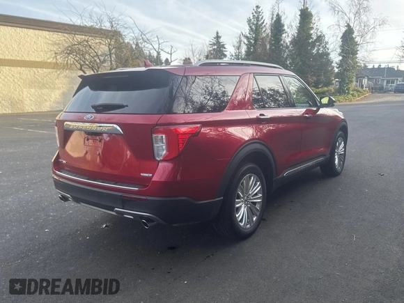 2020 Ford Explorer Limited with VIN 1FM5K8FW9LGA00225, listed as a Copart auction lot 42375415 with 39,042 mi miles and Salvage Title. Bid and sale history available at carsss.com. Image 4.