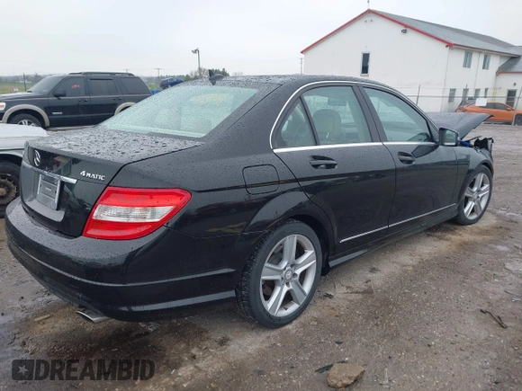 2011 Mercedes-Benz C-Class C 300 Sport with VIN WDDGF8BBXBR160983, listed as a IAAI auction lot 41996335 with 63,846 mi miles. Bid and sale history available at carsss.com. Image 4.