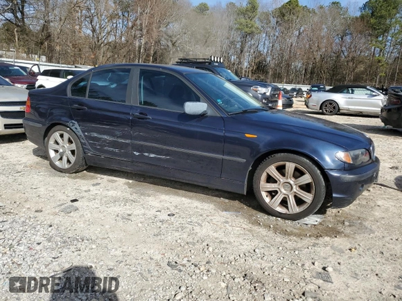 2002 BMW 3 Series 325i with VIN WBAET37432NJ18618, listed as a Copart auction lot 45712215 with 204,462 mi miles and Salvage Title. Bid and sale history available at carsss.com. Image 4.