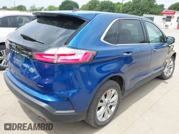 2022 Ford Edge Titanium with VIN 2FMPK4K90NBA94541, listed as a IAAI auction lot 42133166 with 58,844 mi miles. Bid and sale history available at carsss.com. Image 4.