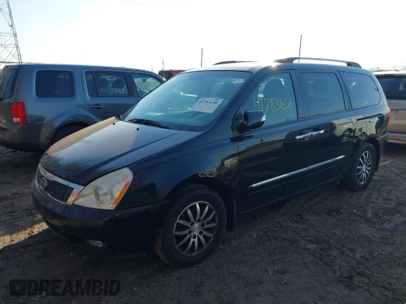 2012 Kia Sedona EX with VIN KNDMH4C7XC6443056, listed as a IAAI auction lot 41783650 with 251,730 mi miles. Bid and sale history available at carsss.com. Image 2.