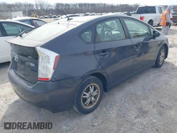 2011 Toyota Prius I with VIN JTDKN3DU7B0324722, listed as a IAAI auction lot 41841434 with 202,721 mi miles. Bid and sale history available at carsss.com. Image 4.