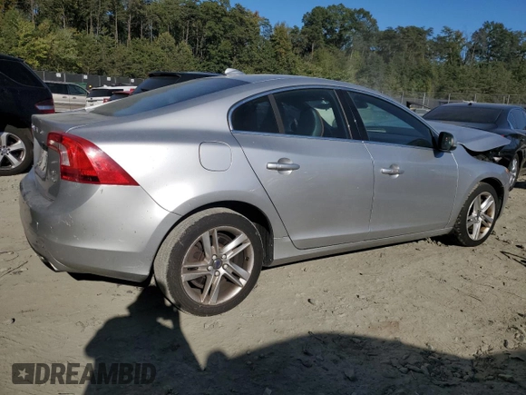 2015 Volvo S60 T5 Platinum with VIN YV1612TM8F1357277, listed as a Copart auction lot 74011524 with 142,092 mi miles and Non Repairable. Bid and sale history available at carsss.com. Image 3.