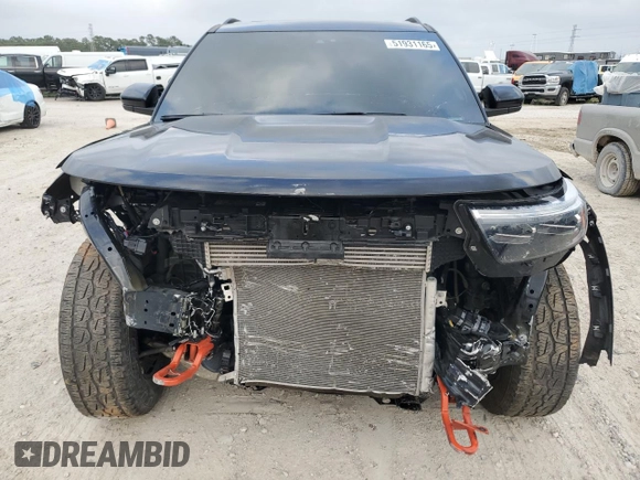 2023 Ford Explorer Timberline with VIN 1FMSK8JH8PGA92543, listed as a Copart auction lot 51931165 with 23,154 mi miles and Salvage Title. Bid and sale history available at carsss.com. Image 5.