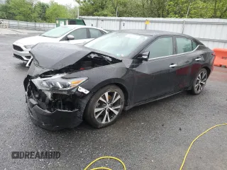 2017 Nissan Maxima SR with VIN 1N4AA6AP1HC451616, listed as a Copart auction lot 55901225 with 80,415 mi miles and Salvage title. Bid and sale history available at DreamBid. Image 1.