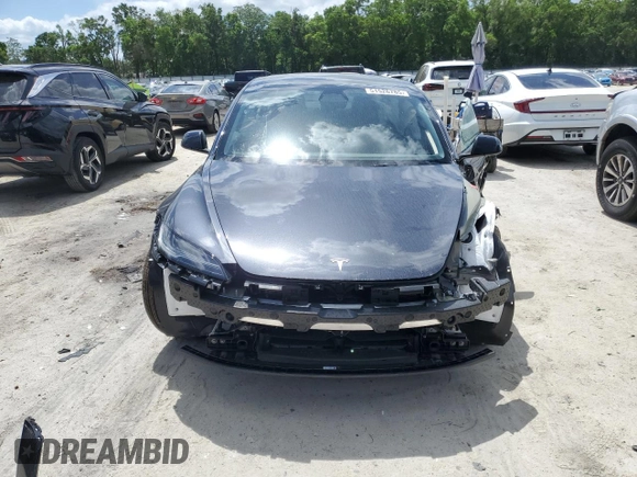 2025 Tesla Model 3 Long Range with VIN 5YJ3E1EAXSF922964, listed as a Copart auction lot 51526785 with Not Provided miles and Salvage Title. Bid and sale history available at DreamBid. Image 5.