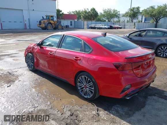 2023 Kia Forte GT with VIN 3KPF44ACXPE618328, listed as a IAAI auction lot 42137484 with 48,691 mi miles and . Bid and sale history available at carsss.com. Image 3.