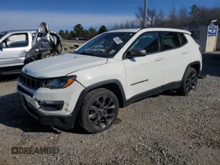 2021 Jeep Compass 80th Anniversary with VIN 3C4NJCEB7MT597400, listed as a Copart auction lot 41338215 with 78,247 mi miles and Salvage Title. Bid and sale history available at carsss.com. Image 1.