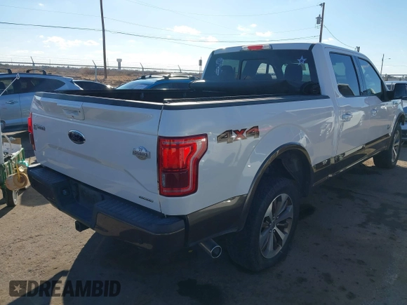 2016 Ford F-150 XLT with VIN 1FTFW1EF0GFC18720, listed as a IAAI auction lot 41293225 with 65,356 mi miles. Bid and sale history available at carsss.com. Image 4.